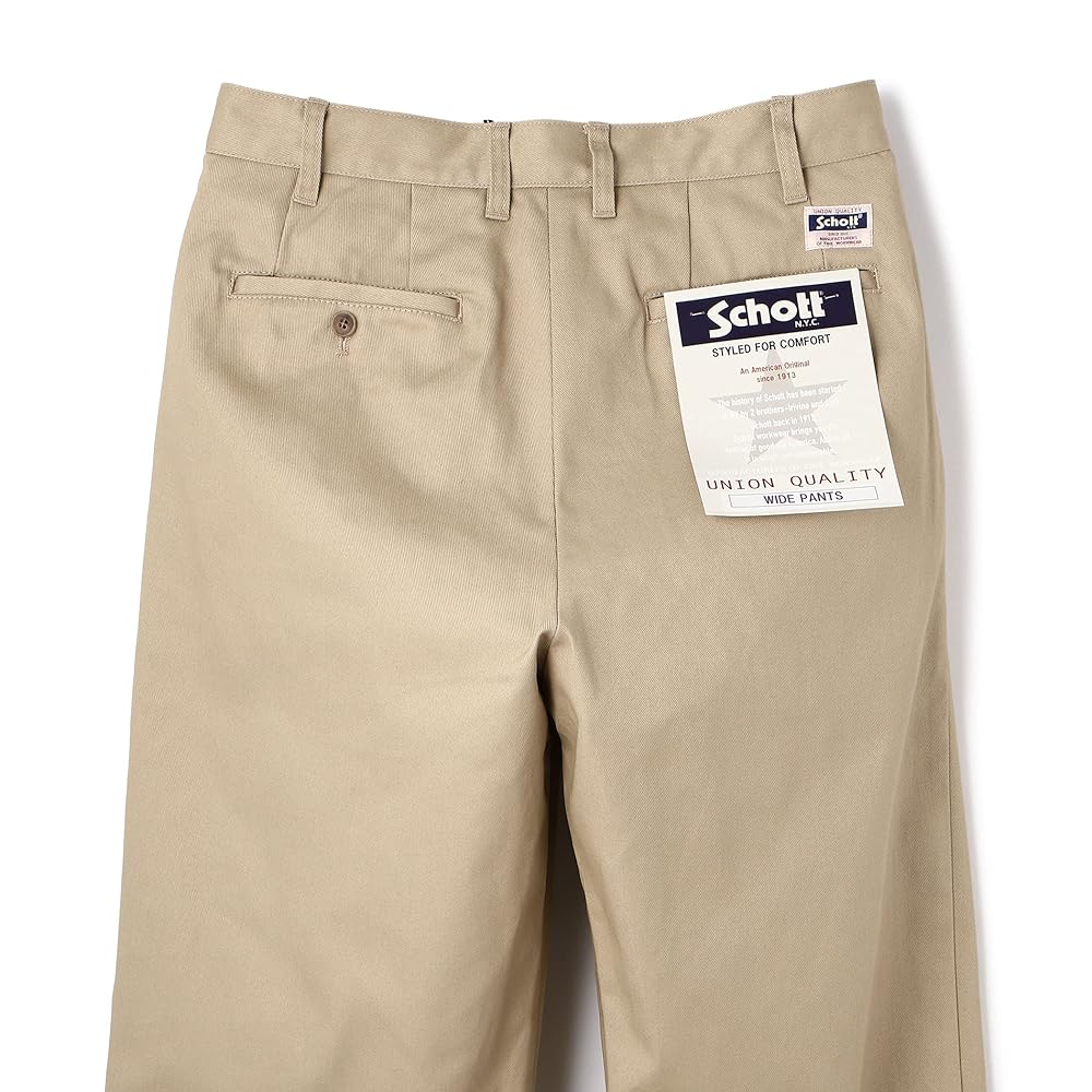 Schott ショットTC DOUBLE PLEATED WIDE PANTS TC DOUBLE PLEATED WIDE PANTS/2タック パンツ | Schott